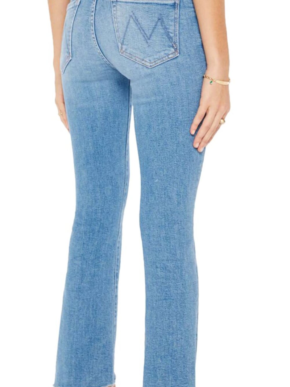 Mother -The Insider High Waist Step Frayed Hem Crop Jeans - Size 25 - Like New - Picture 3 of 12